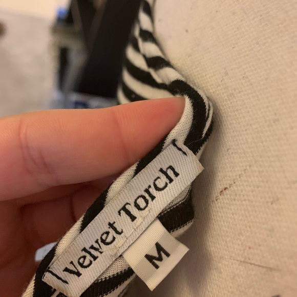 Striped top dress with flutter detail - Picture 5 of 5